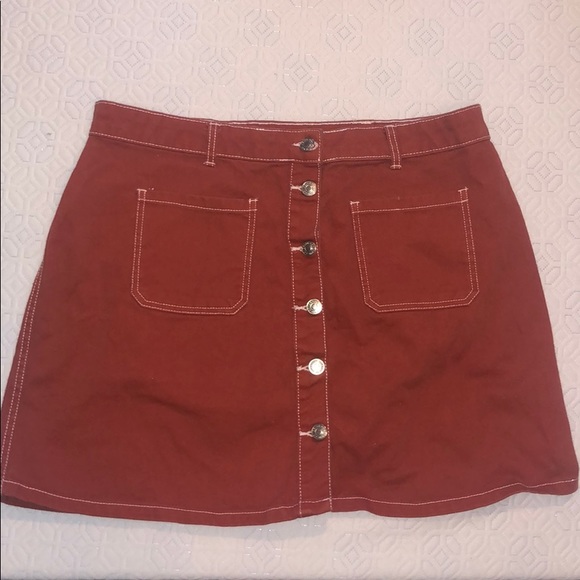 Fall Denim Skirt - Picture 1 of 2